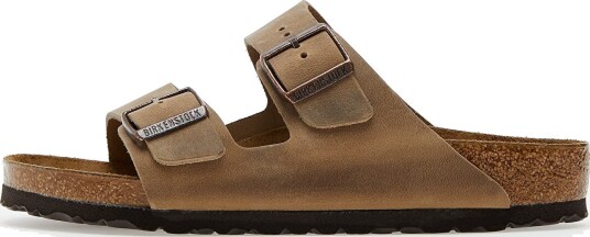 Birkenstock Unisex Arizona Oiled Leather Regular Tabacco Brown 46