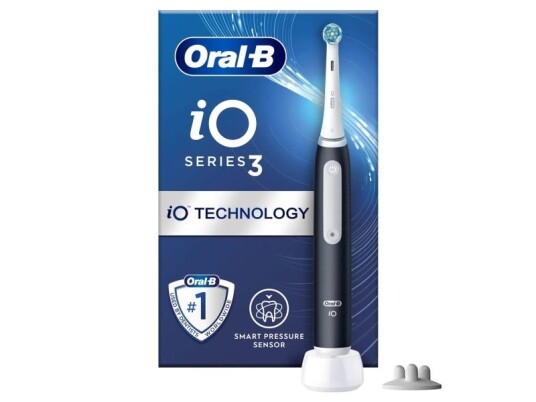 Oral-B iO3 Elektrisk Tannbørste Matt Svart for Voksne Oral-B iO3 Elektrisk Tannbørste Matt Svart for Voksne