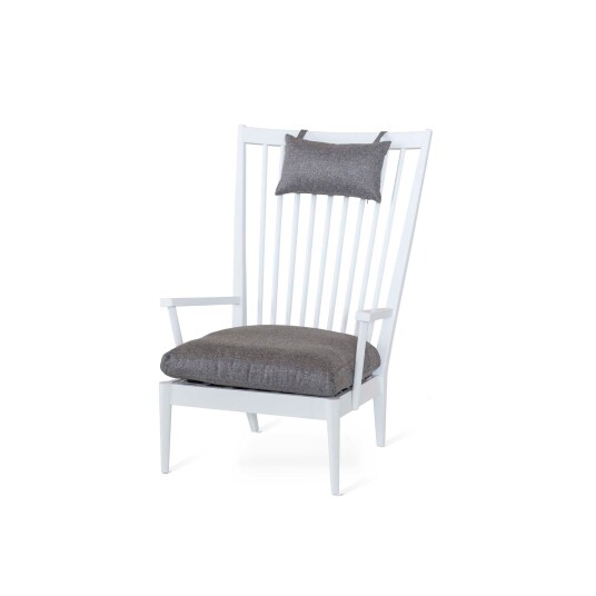 Torkelson Orust pinnafåtölj Vitlack/beige Hvit