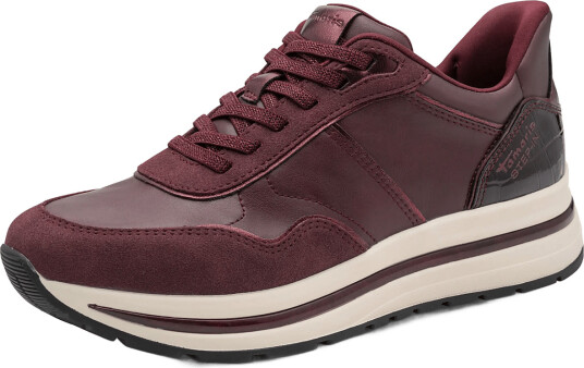 Tamaris Women Lace Up Burgundy 40