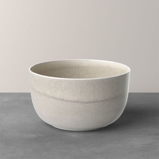 Perlemor Serveringsskål Ø 22 x 12 cm Porselen Beige