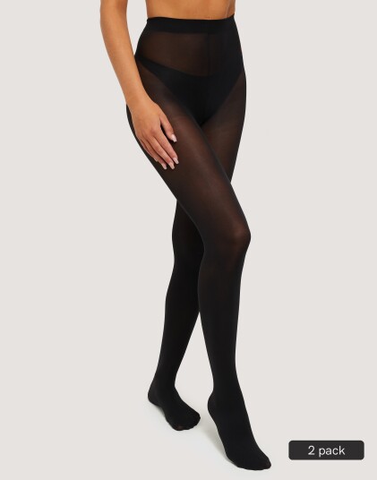 Pieces Svart Pcnew Nikoline 40 Den 2 Pack Tights