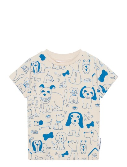 Geggamoja Bamboo T Shirt   Cream   122/128