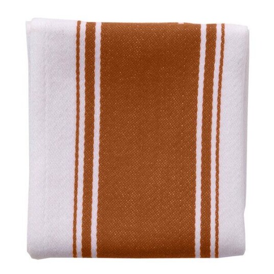 Dexam Love Colour kjøkkenhåndkle stripet terracotta Dexam Love Colour kjøkkenhåndkle stripet terracotta