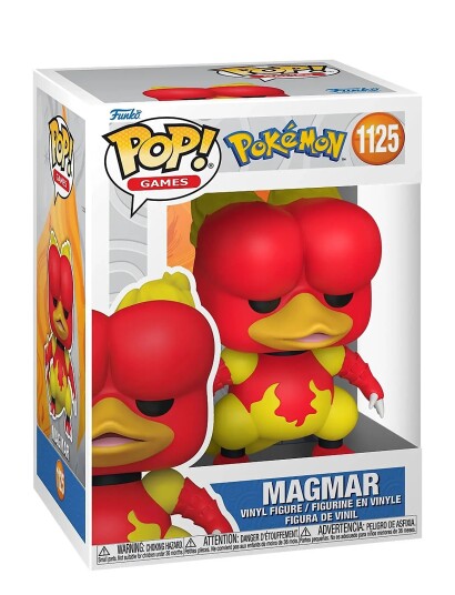 Funko Pop! Pokemon Magmar Figur i Rød Farge