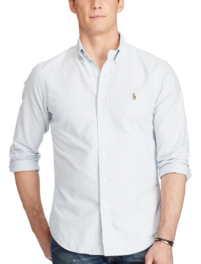 Polo Ralph Lauren Slim Fit Oxford Shirt - Blue - XS
