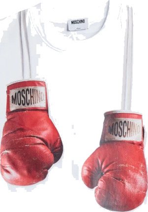 Moschino Herre Topper Hvit S,
