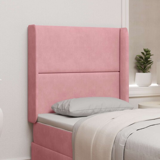 Hodegjerde Øre Rosa 80 x 16 x 4 cm Fløyel