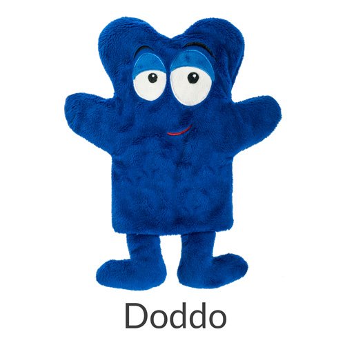Babblarna språktrening Hånddukker 30 cm Doddo