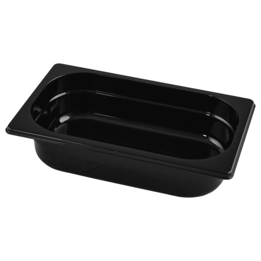 VEGA Kantine Nero GN 1/4; Størrelse GN 1/4 1.5l 26.4x16.2x6.5 cm  LxBxD ; Svart