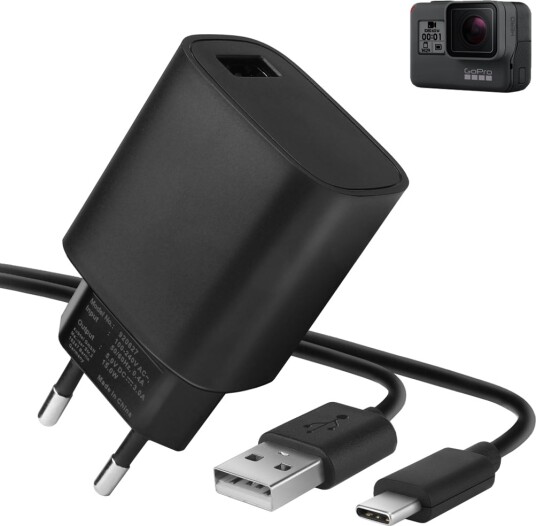 Hurtiglader for GoPro HERO5 til HERO11