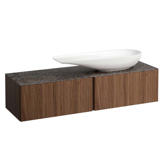 ILBAGNOALESSI Servantskap 1600 160x50 cm 2 skuffer Noce Canaletto