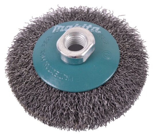 Makita Koppstålbørste D 39827 Flatt Senter M14 100mm