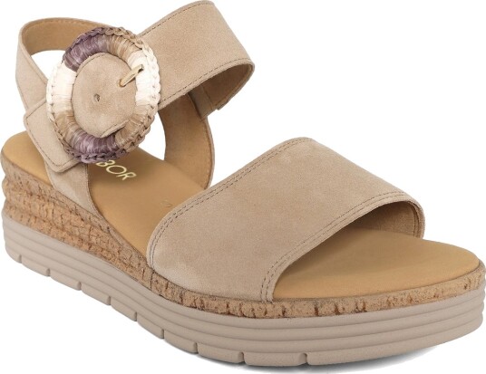 Gabor Wedge Sandal Beige 37.5 Gabor Wedge Sandal Beige 37.5