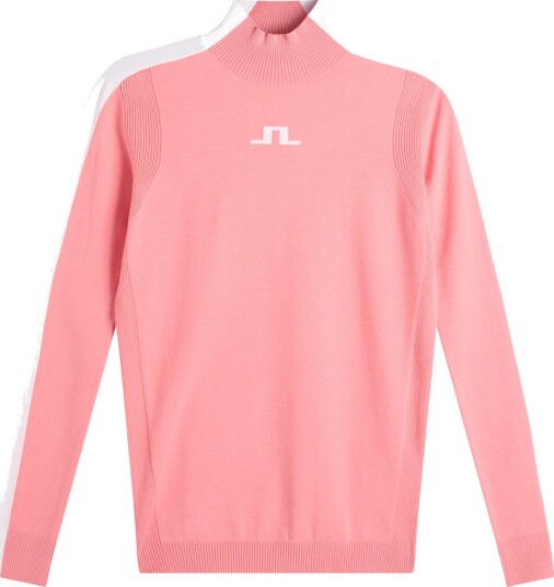 J.Lindeberg Adia Knitted Sweater Golfgenser dame Flamingo Plume X Small