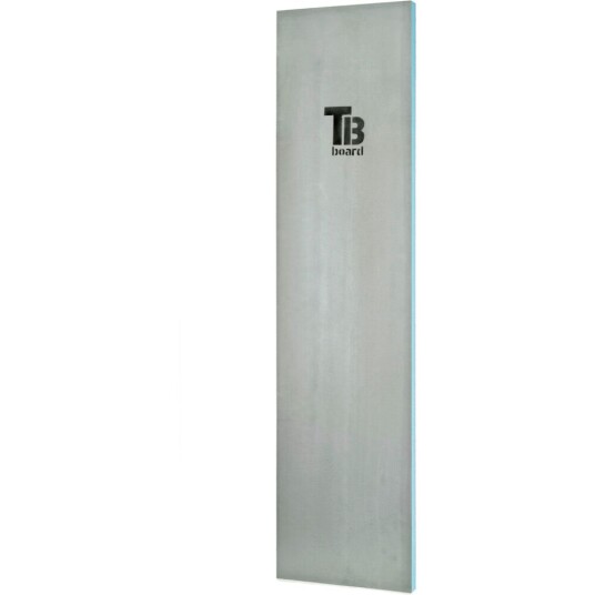 Tb Board Våtromsplate sementbelagt xps t: 12mm b: 600mm l: 2440mm grå