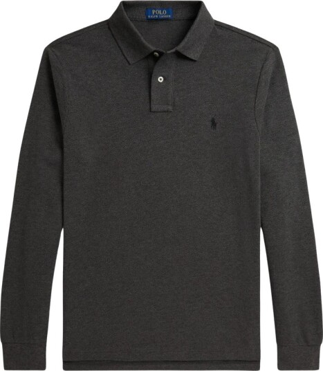 Polo Ralph Lauren Custom Slim Fit Mesh Polo Shirt   WINDSOR HEATHER/C   M
