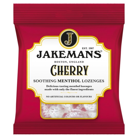 Jakemans halspastiller Cherry 73 gr. Jakemans halspastiller Cherry 73 gr.