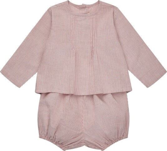 Lalaby Shorts Sett Wanda Berry Stripe Lalaby 1 år 80 Shorts Hvit Rød