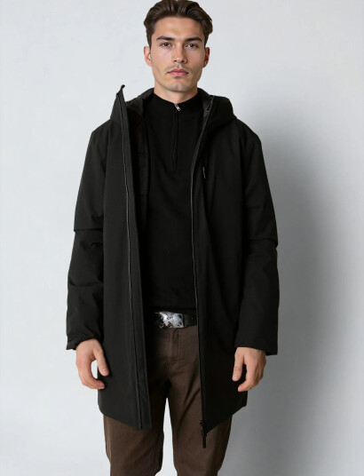 Clean Cut Copenhagen Mathias Coat - Black - S