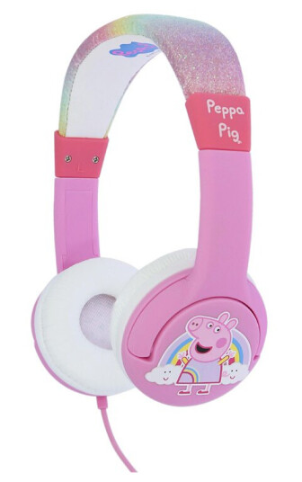Peppa Gris Hodetelefon - Rosa