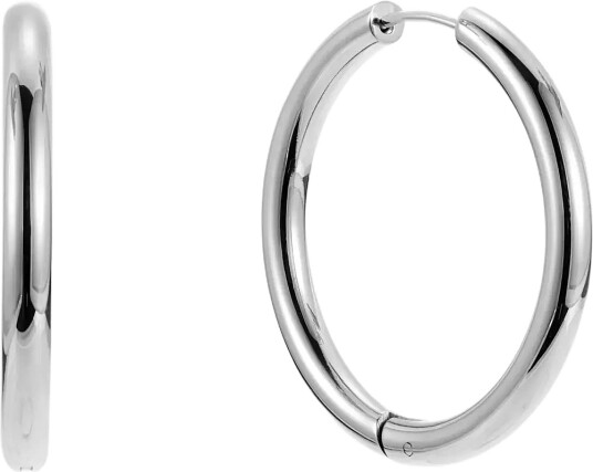 By Jolima Big Huggie   Silver   ONE SIZE 3 cm