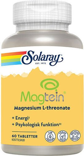 Solaray Magtein Magnesium L-threonate Solaray Magtein Magnesium L-threonate