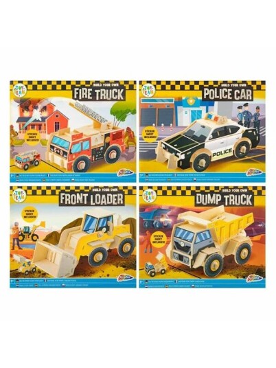 Creative Craft Group Build your own Wooden 3D Vehicle Assorted Creative Craft Group Build your own Wooden 3D Vehicle Assorted