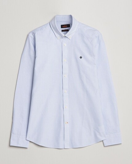 Morris Douglas Striped Oxford Light Blue