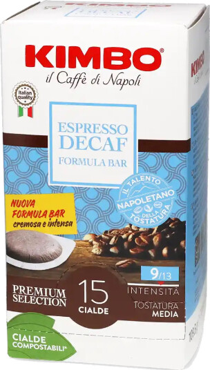 Kimbo | Espresso Koffeinfri 15 E.S.E. pods
