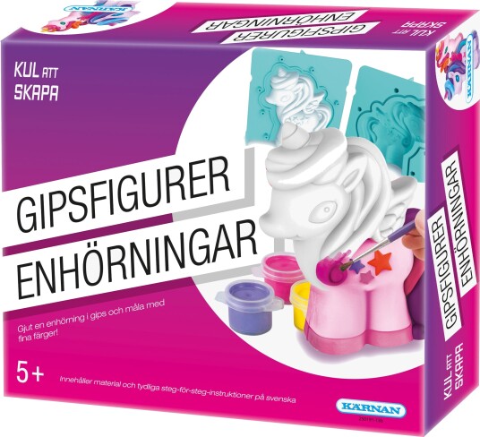 Kärnan Gipsfigurer Enhjørning
