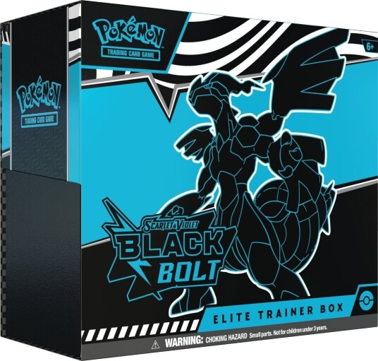 Pokemon SV10.5 Black Bolt Elite trainer box Pokemon SV10.5 Black Bolt Elite trainer box