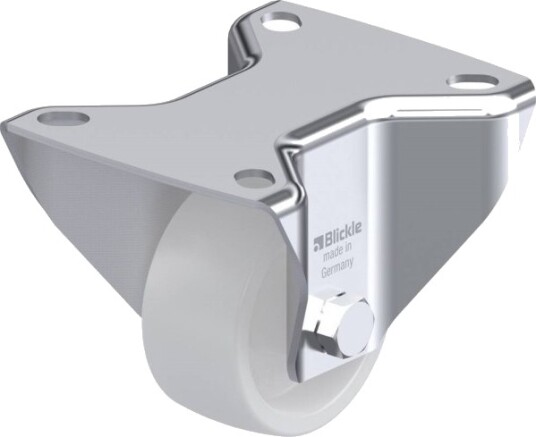 Blickle 755538 B-Po 60G Fast Hjul - Hjuldiameter: 60 Mm - Bæreevne (Maks.): 150 Kg - 1 Stk