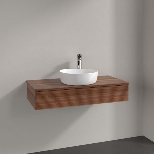 Villeroy & Boch  Antao Servantskap med 1 skuff 100x50x19 cm u/lys Valnøtt