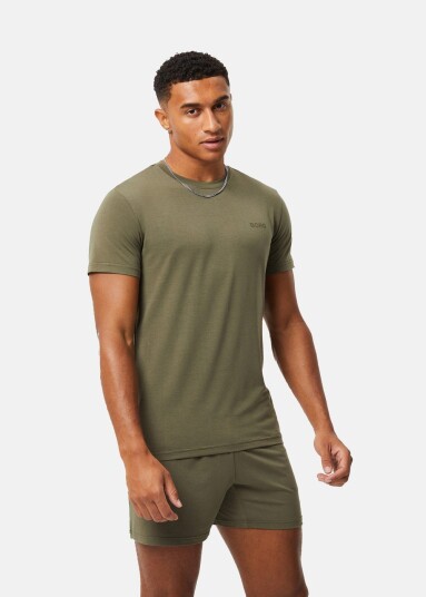 Borg Lyocell Blend T Shirt Kalamata M  T Shirts