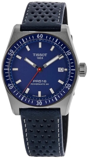 Tissot Herreklokke T149.407.16.041.00 PR516 Blå/Lær Ø38 mm