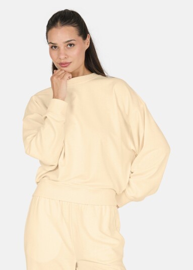Athlecia Crecy W Crew Neck Whisper White 38 Treningstrøyer