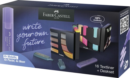 Faber-Castell Highlighter TL 46 deskset 16 pcs 254603