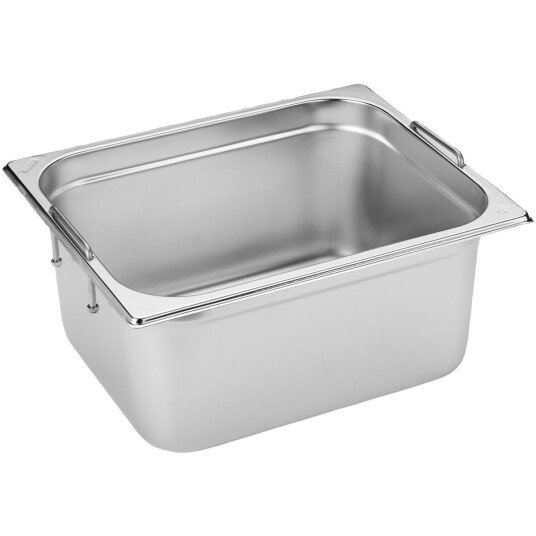 VEGA Kantine Premium med håndtak GN 1/2; Størrelse GN 1/2 10.8l 32.5x26.5x15 cm LxBxD; Sølvfarge