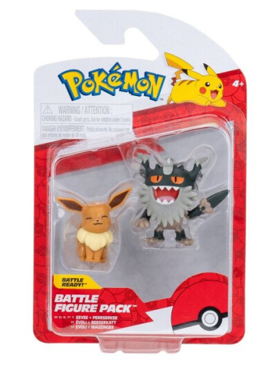 Pokémon Kampfigur Perrserker og Eevee PKW3577 Pokémon Kampfigur Perrserker og Eevee PKW3577