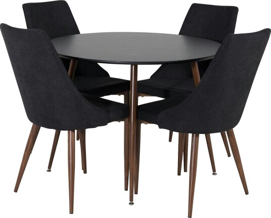 Venture Home Spisegruppe Venture Home Plake1 med 4 Laura Stoler Polyester Rundt GR19726