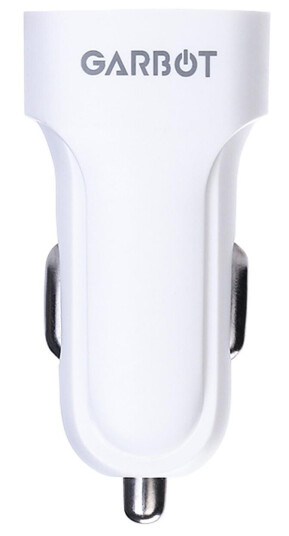 GARBOT Grab&Go Dual USB Car Charger 10W White