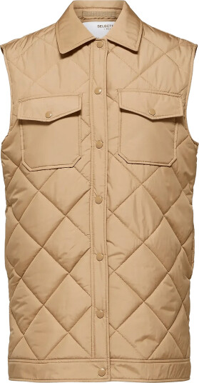 Selected | Slftinna Long Quilted Vest | 38