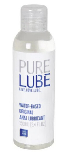 Pure Lube Water-Based Anal Lubricant 150 ml