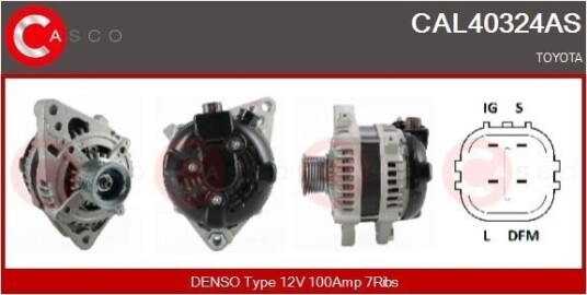 Dynamo CASCO CAL40324AS
