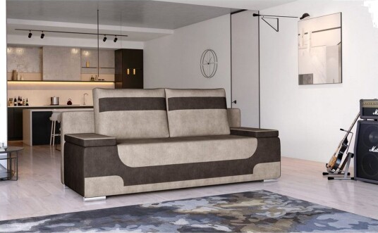 Sofa Eltap Area 200x90x92 cm Dora 22 Dora 28 Brun Mørk Brun