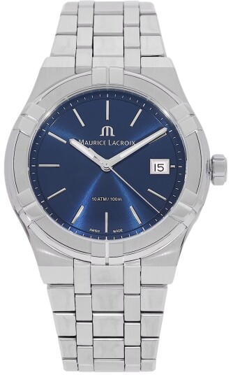 Maurice Lacroix Herreklokke AI1108 SS002 430 1 Aikon Blå/Stål Ø40