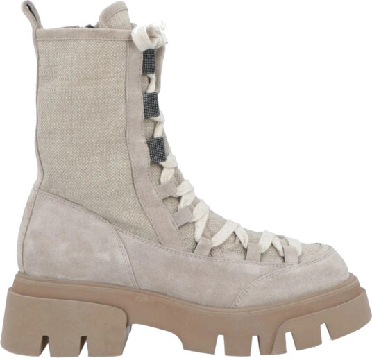 Brunello Cucinelli Dame Sko Beige 38 1/2 EU, Brunello Cucinelli Dame Sko Beige 38 1/2 EU,