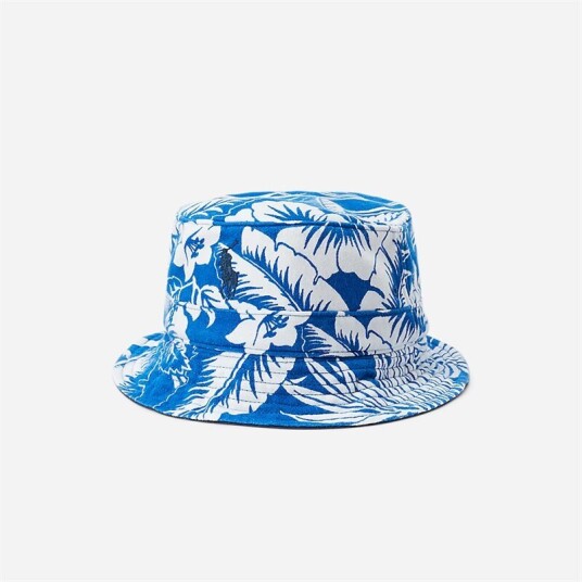 Ralph Lauren Cotton-Blend Terry Bucket Hat - Monotone Tropical Flerfarget S/M