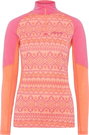 Kari Traa Women"s Malia Half Zip Bubblegum XL